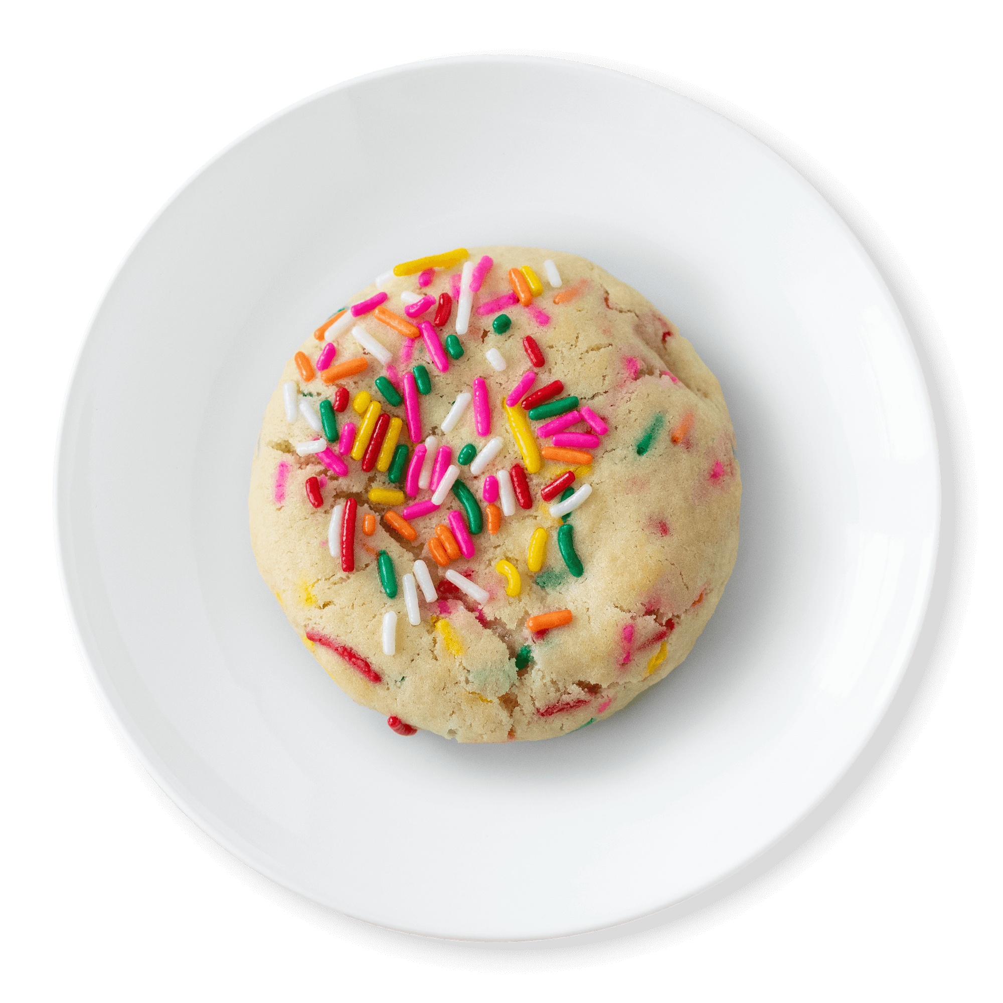 Frosting-Filled Funfetti Cookie