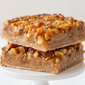 Creamy Maple Walnut Bar Close-Up