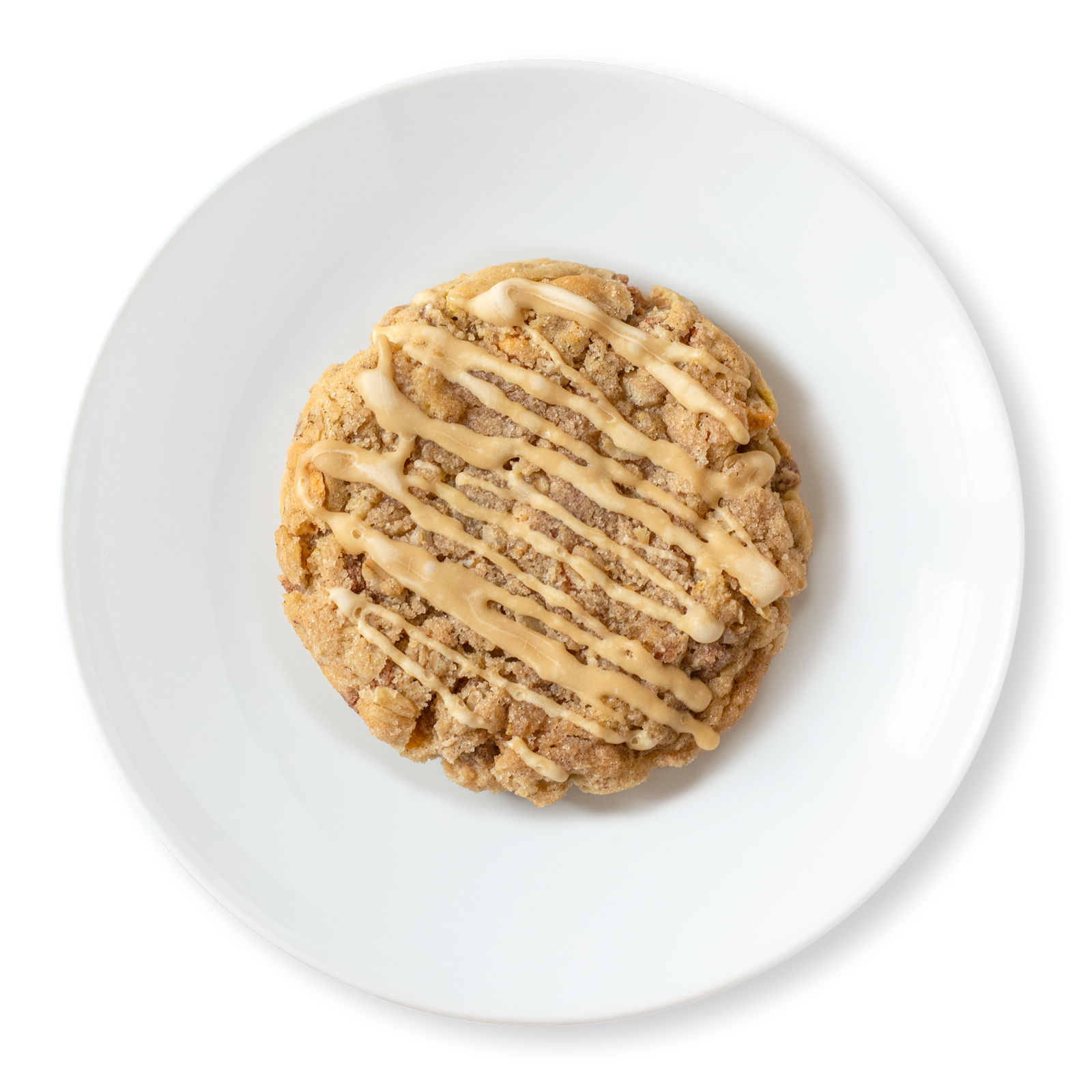 Apple Crisp Cookie with maple glaze