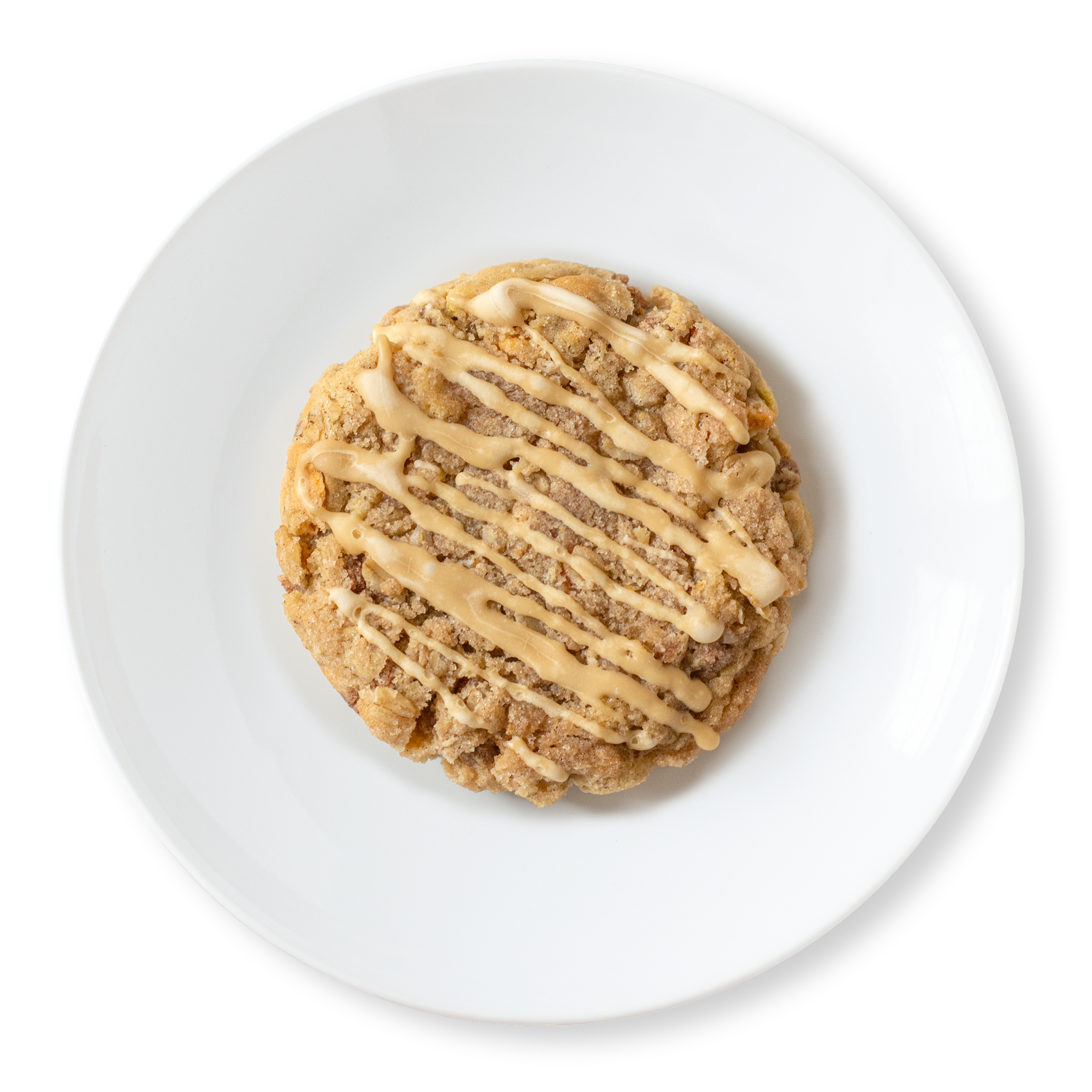 Apple Crisp Cookie with maple glaze