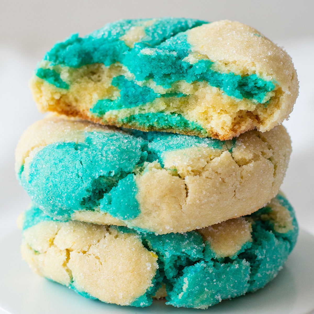 Blue Raspberry Lemonade Cookies