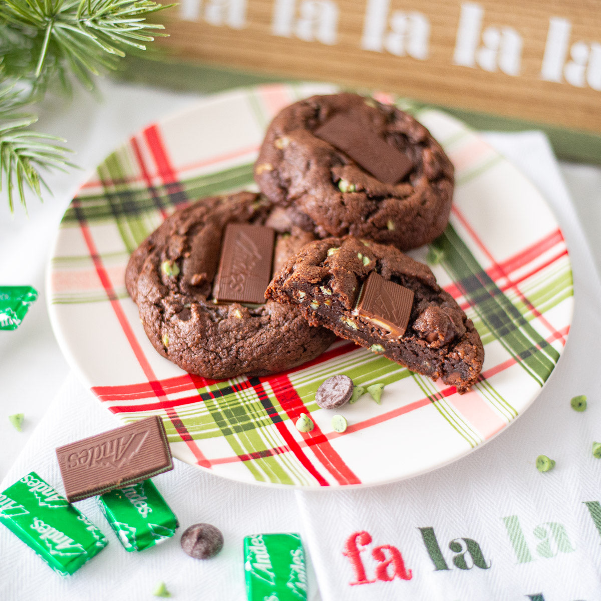 Chocolate Mint Cookiess