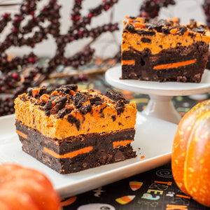 Halloween Cookies and Cream Brownies