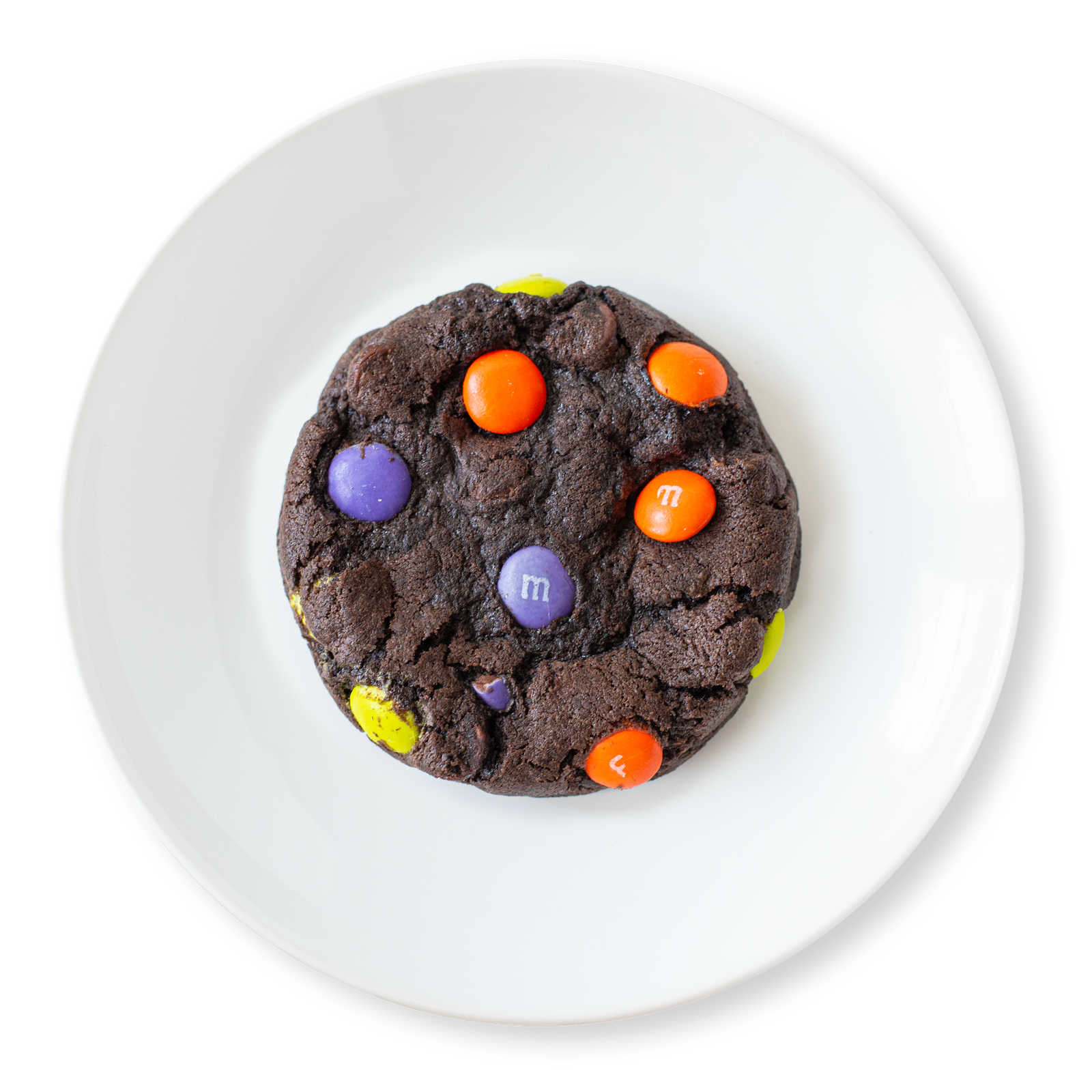 Halloween Chocolate M&M cookie