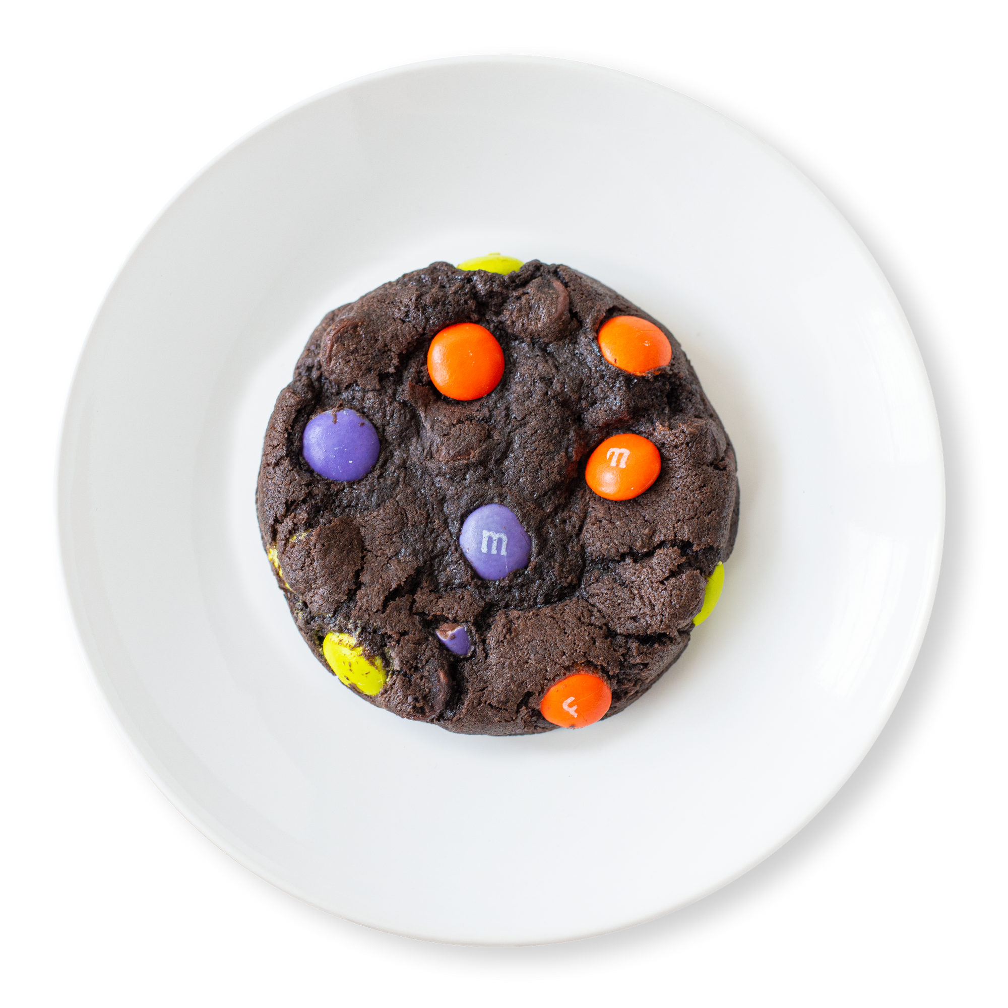Halloween Chocolate M&M cookie