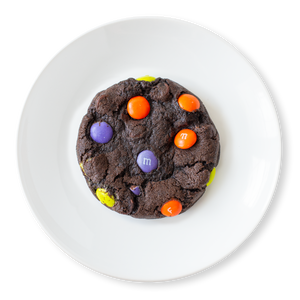 Halloween Chocolate M&M cookie