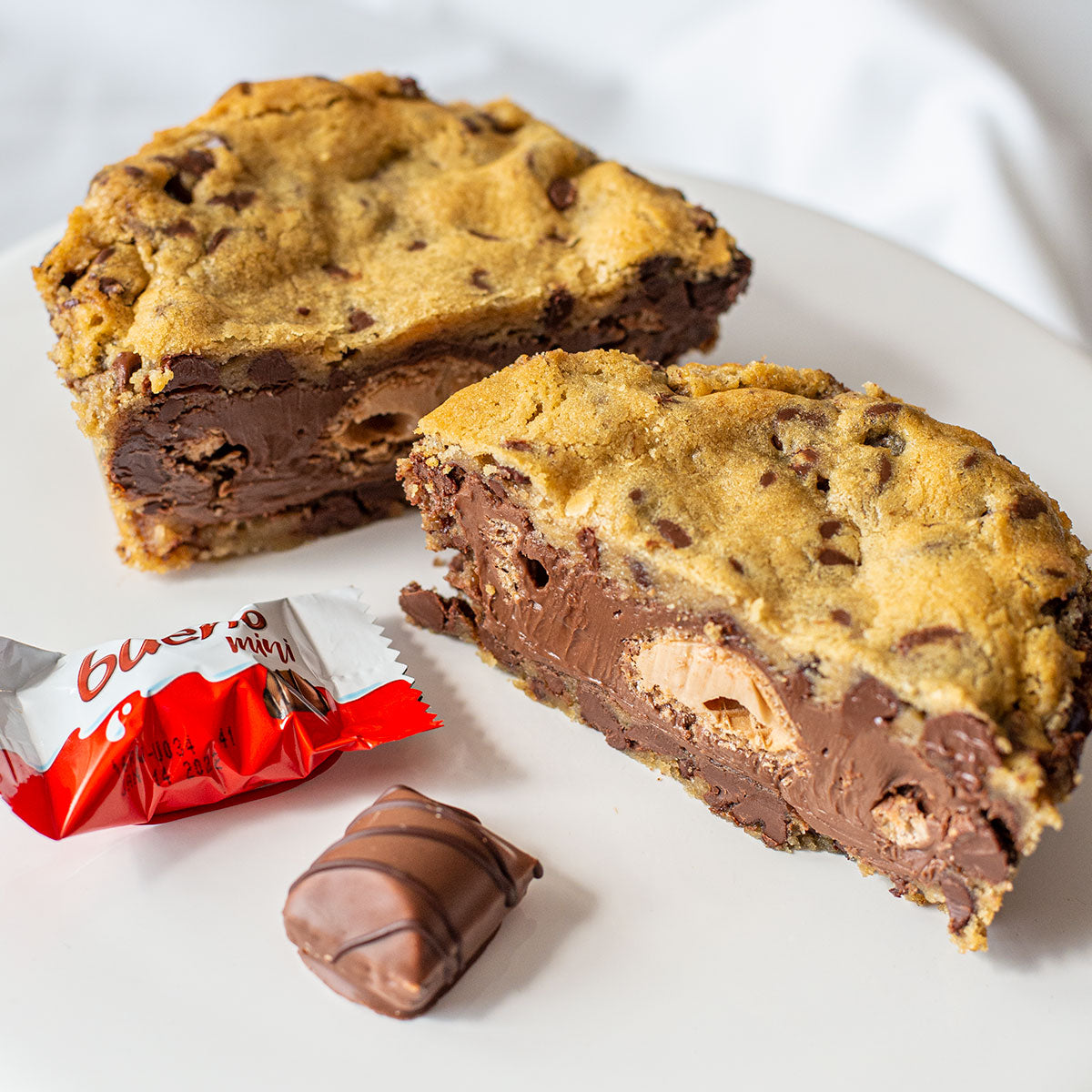 Chocolate Hazelnut Cookie Pie