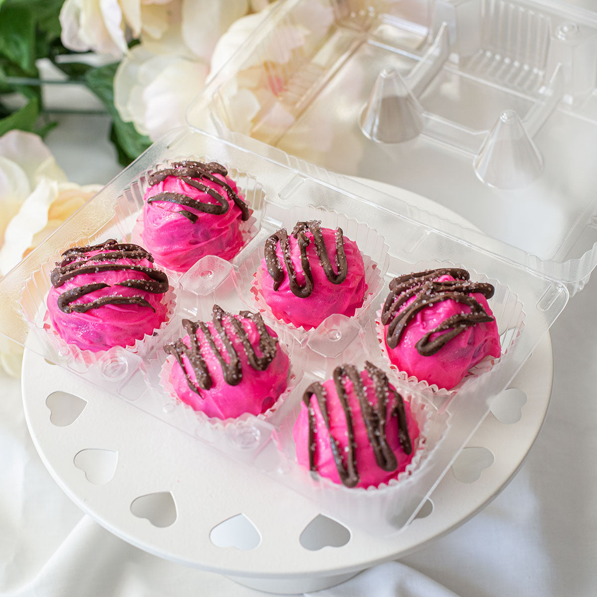 Strawberry Fudge Brownie Bomb